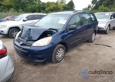 2005 Toyota Sienna Ce from USA, damaged, VIN 5TDZA23C35S314557